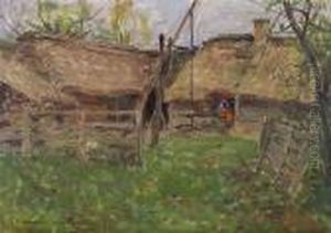 Wiejska Zagroda, Przed 1929 by Bronislawa Rychter-Janowska