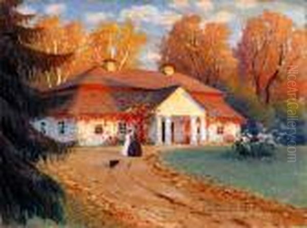 Przed Dworem, 1933 R. - view 1