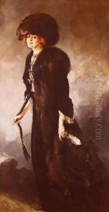 A Portrait Of Ruby Miller by James Jebusa Shannon