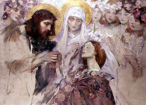 Christ Blessing a Young Woman - view 1