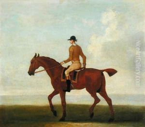 A Chestnut Racehorse with Jockey Up, c.1730 by James Seymour