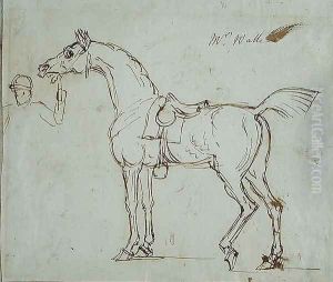 A Racehorse, Bridled and Saddled by James Seymour