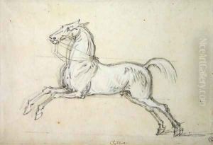 Flying Childers galloping to left: bridled but not saddled Flying Childers galloping to left: bridled but not saddled
