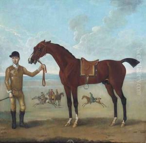 The Duke of Devonshire's Flying Childers held by a jockey by James Seymour
