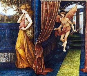 Cupid and Psyche by John Roddam Spencer Stanhope