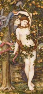 Temptation Of Eve Fsr by John Roddam Spencer Stanhope