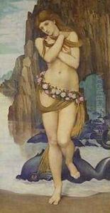 Venus rising from the sea by John Roddam Spencer Stanhope