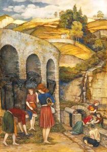 Charcoal Thieves by John Roddam Spencer Stanhope