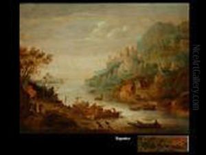 Hollandisches Fantasie-landschaftsbild Hollandisches Fantasie-landschaftsbild