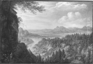Rheinlandschaft by Herman Saftleven