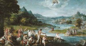 The Baptism of Christ by Lambert Sustris