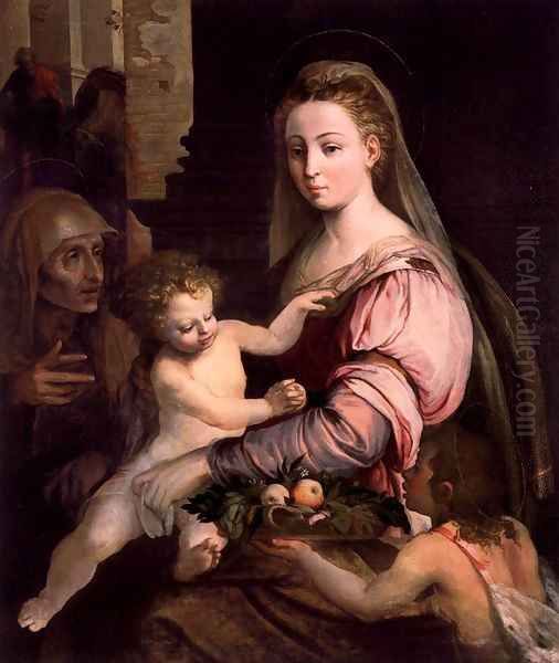 Virgin and Child with St Anne and the Infant St John - view 1