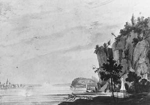 The Monument to Alexander Hamilton at Weehawken