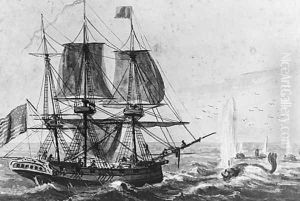 Replenishing the Ship's Larder with Codfish off the Newfoundland Coast by Pavel Petrovich Svinin