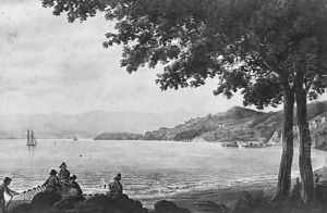 Shad Fishermen on the Shore of the Hudson River by Pavel Petrovich Svinin