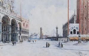 Veduta Di Piazza San Marco, Venezia by Paolo Sala