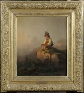 Flute Player On A Rock by Paolo Sala