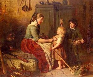 The Mushroom Gatherers by Felix Schlesinger