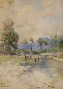 Lavandaie Al Fiume by Paolo Sala