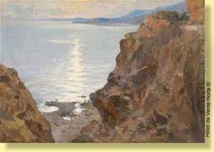 Coucher De Soleil Sur La Crique
