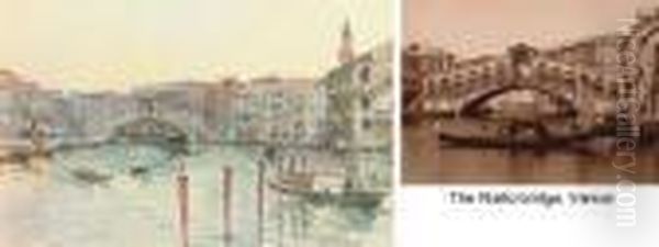Ponte Di Rialto, Canal Grande Venezia: The Rialto Bridge, Venice - view 1
