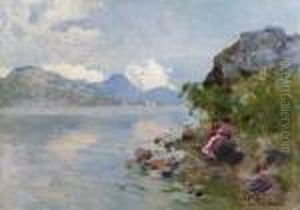 Figure In Riva Al Lago