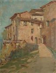 Italian Hill Top Town by Paolo Sala