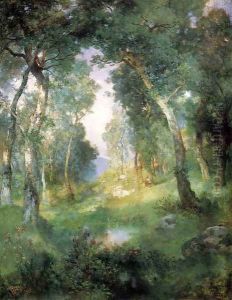 Forest Glade, Santa Barbara by Julius LeBlanc Stewart