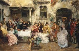 The Wedding Party by Juan Pablo Salinas Y Teruel