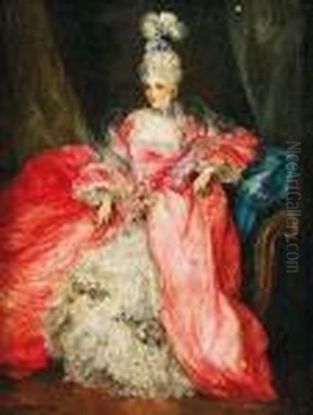 Elegante A La Robe Rose - view 1