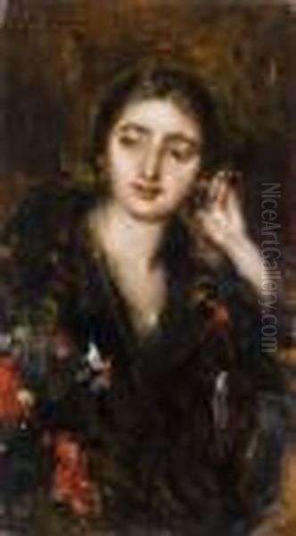 Giovane Donna In Interno - view 1