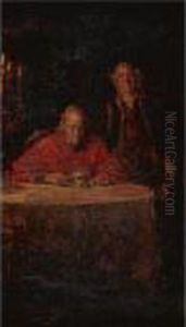 The Cardinal At His Tea