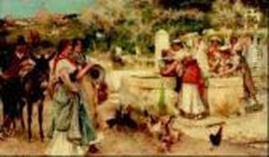 Popolane Alla Fonte by Juan Pablo Salinas Y Teruel