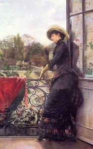 On The Terrace by Julius LeBlanc Stewart