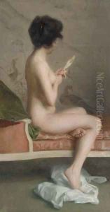 In the Boudoir by Julius LeBlanc Stewart