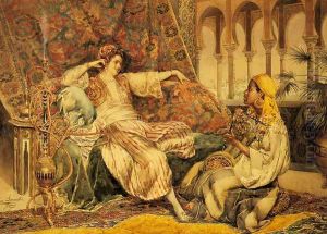 The Serenade in the Palace by Ettore Simonetti