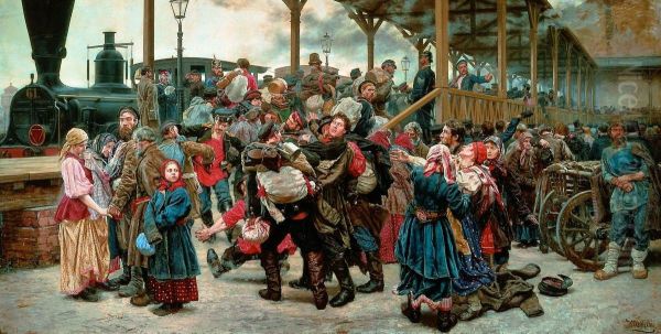 Departing for the War, 1888 - view 1