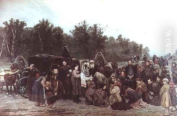 Bringing out the Icon to the People, 1878 - view 1