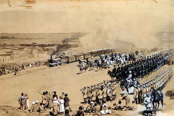 The First Train, 1883 - view 1