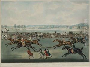 Ascot - Oatlands Sweepstakes, engraved by J.W. Edy fl. 1780-1820, published in 1792 by John Nost Sartorius