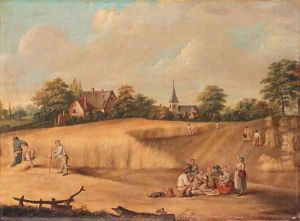 Harvesting Scene by John Nost Sartorius