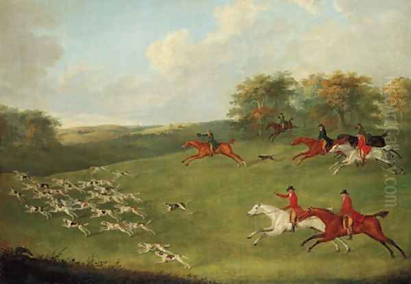 A hunt in full cry by John Nost Sartorius