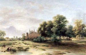Eton College from Fellows Eyot by James Stark