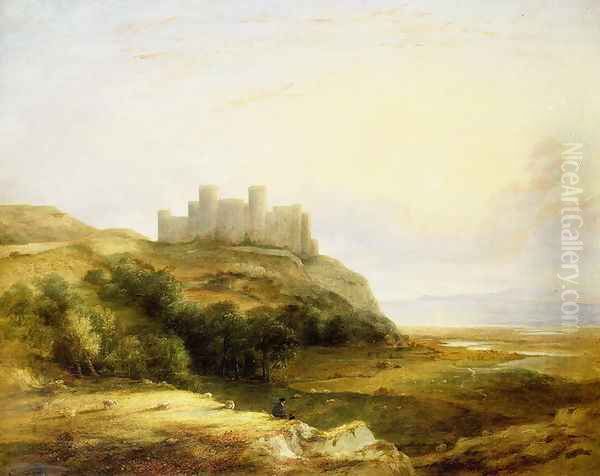 A View of Harlech Castle - view 1