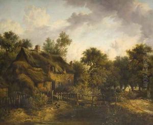 Landscape with Cottage by James Stark