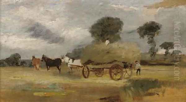 Hay making - view 1