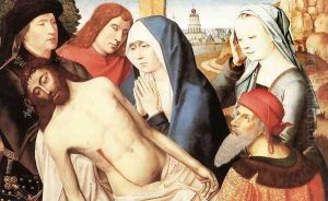 Lamentation 1490s by Master of the Saint Lucy Legend