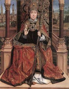 St Nicholas Altarpiece (central panel) by Master of the Saint Lucy Legend