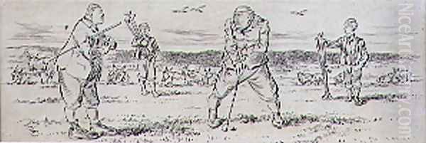 A Quick Word before the Stroke, illustration from Graphic magazine, pub. c.1870 - view 1