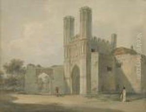 St. Augustine's Gate, Canterbury by Paul Sandby